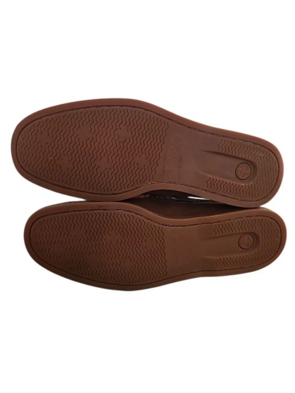 Timberland Leather Slip On Loafers Men 10.5 Brown Driving Moc Casual Shoes
